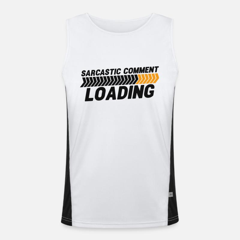Sarcastic comment loading - please wait Men's Functional Contrast Tank Top 