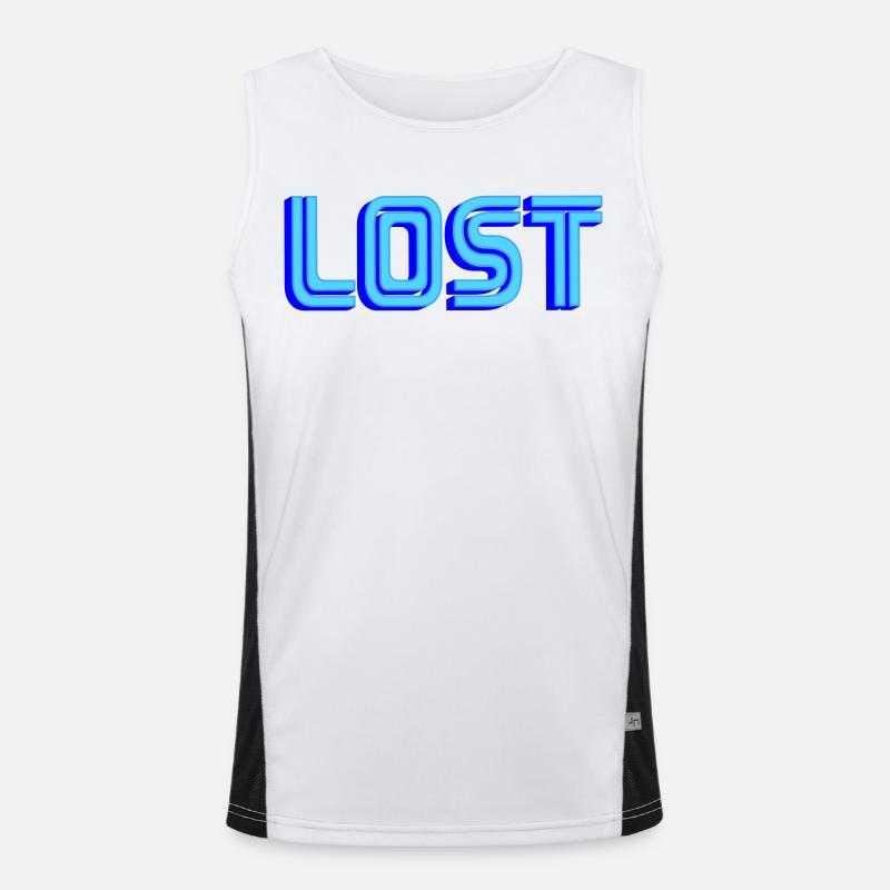 LOST | Colors can be changed Men's Functional Contrast Tank Top 