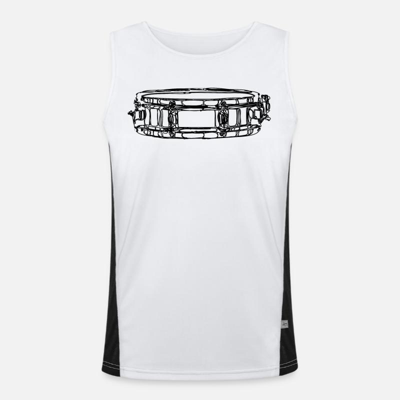 Side drum Men's Functional Contrast Tank Top 