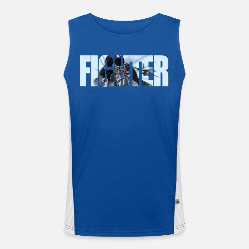 Fighter Funktionelles Kontrast-Tank Top für Männer 