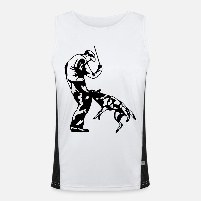 nagen Funktionelles Kontrast-Tank Top für Männer 