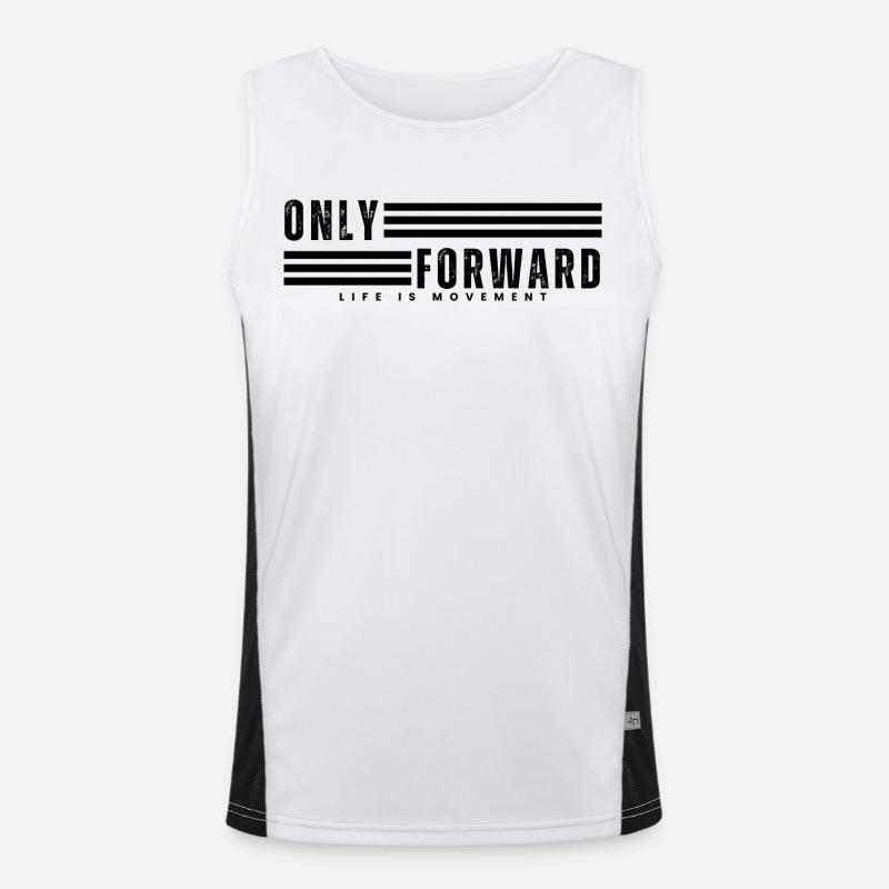 ONLY FORWARD Men's Functional Contrast Tank Top 