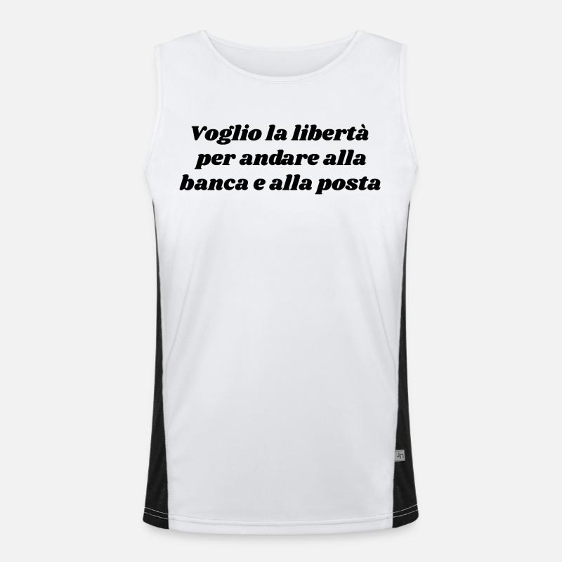 Mario Vanni Men's Functional Contrast Tank Top 