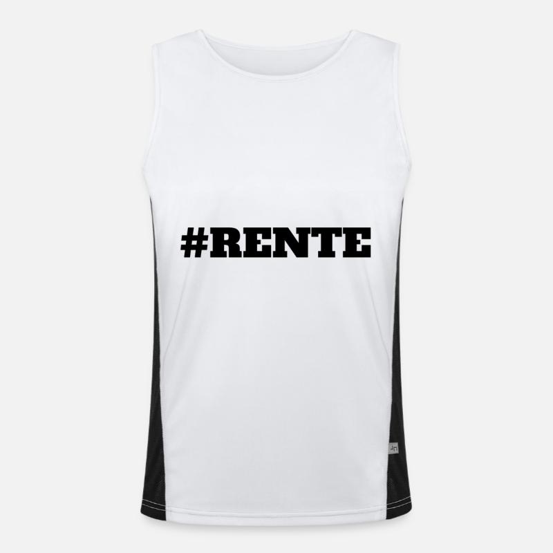 Rente Funktionelles Kontrast-Tank Top für Männer 