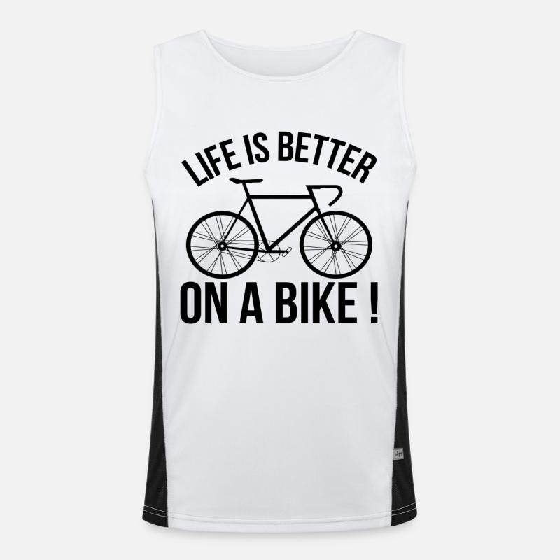 vélo Débardeur respirant contrasté Homme 