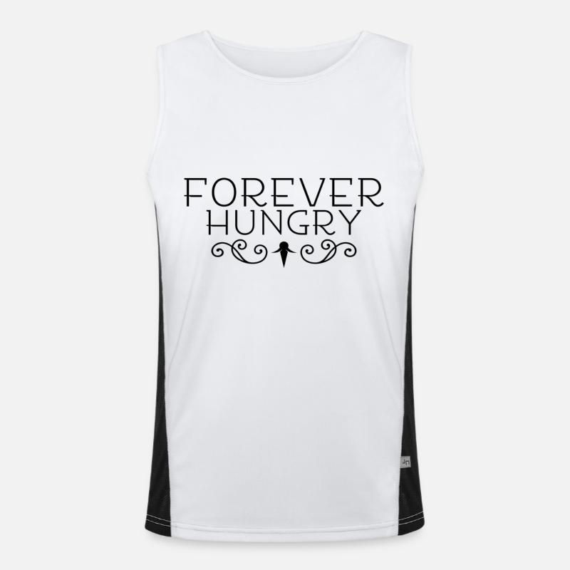 Hunger Funktionelles Kontrast-Tank Top für Männer 
