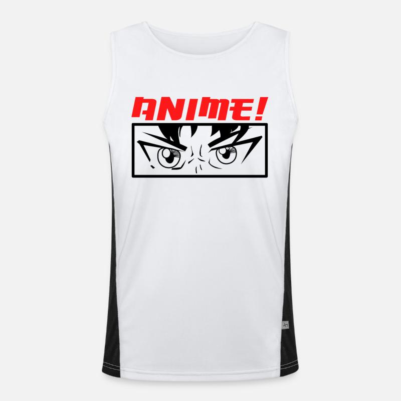 Anime Débardeur respirant contrasté Homme 