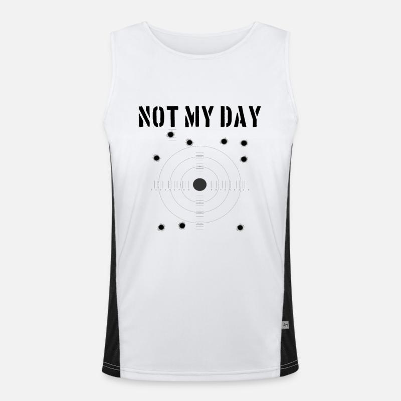 Not my day Men's Functional Contrast Tank Top 