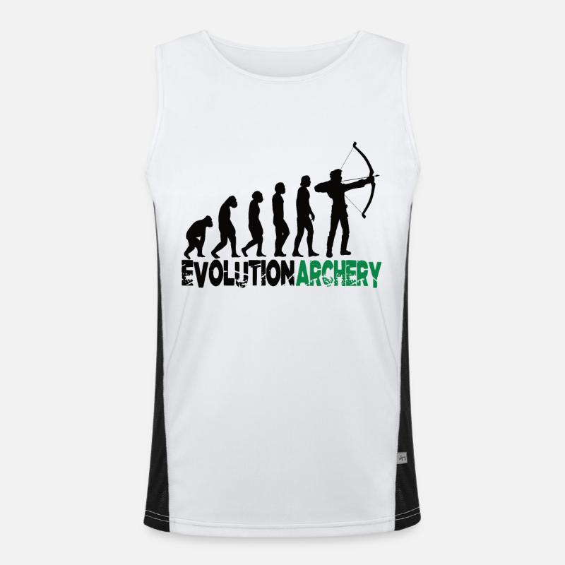 Bogenschießen Funktionelles Kontrast-Tank Top für Männer 