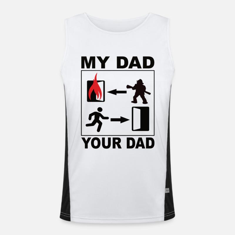 pompier Débardeur respirant contrasté Homme 