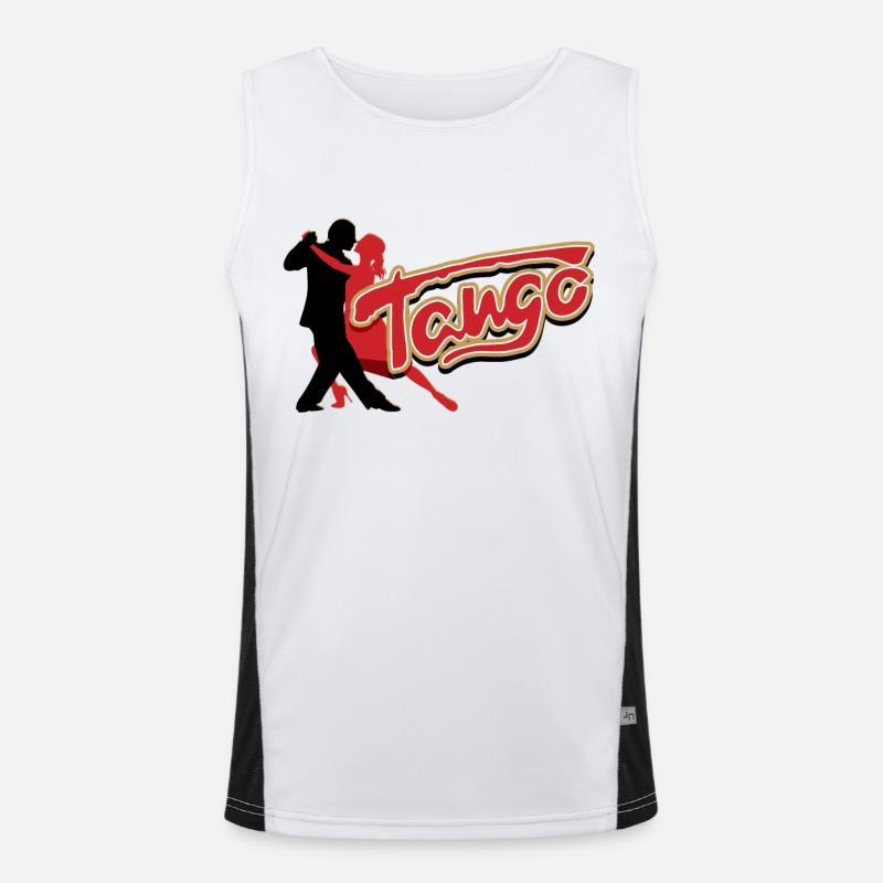 Tango, Tango Tänzer Débardeur respirant contrasté Homme 
