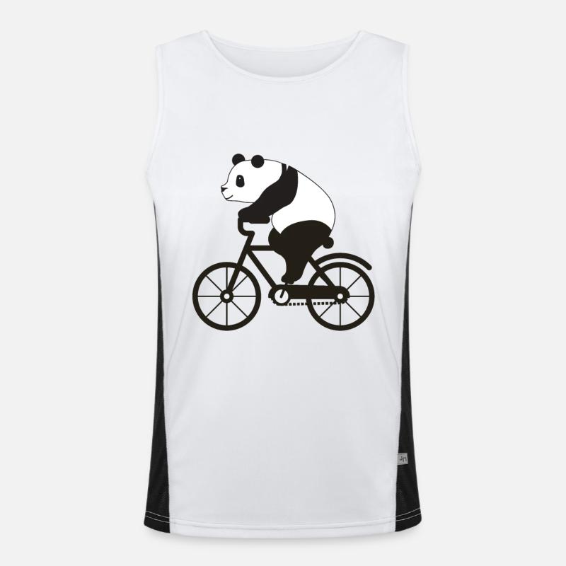 Bicycle Panda Men's Functional Contrast Tank Top 