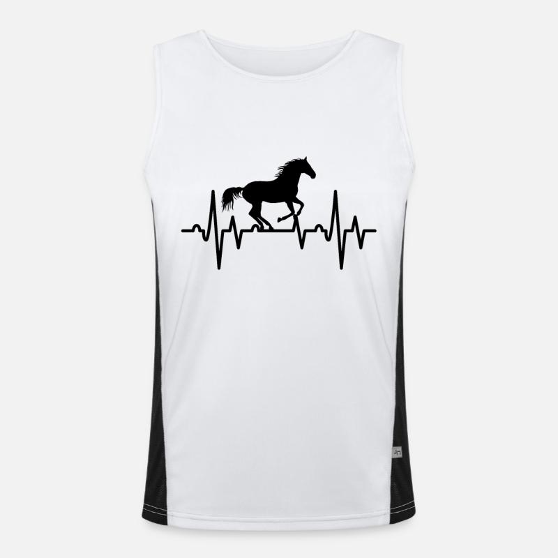 Reitsport Funktionelles Kontrast-Tank Top für Männer 