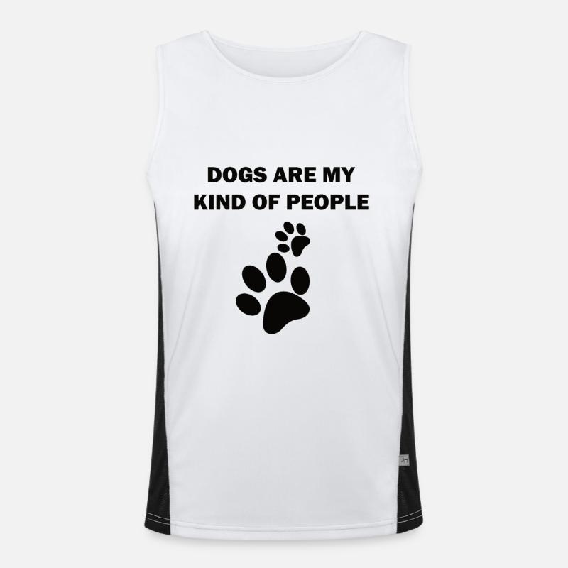 hunderasse Funktionelles Kontrast-Tank Top für Männer 