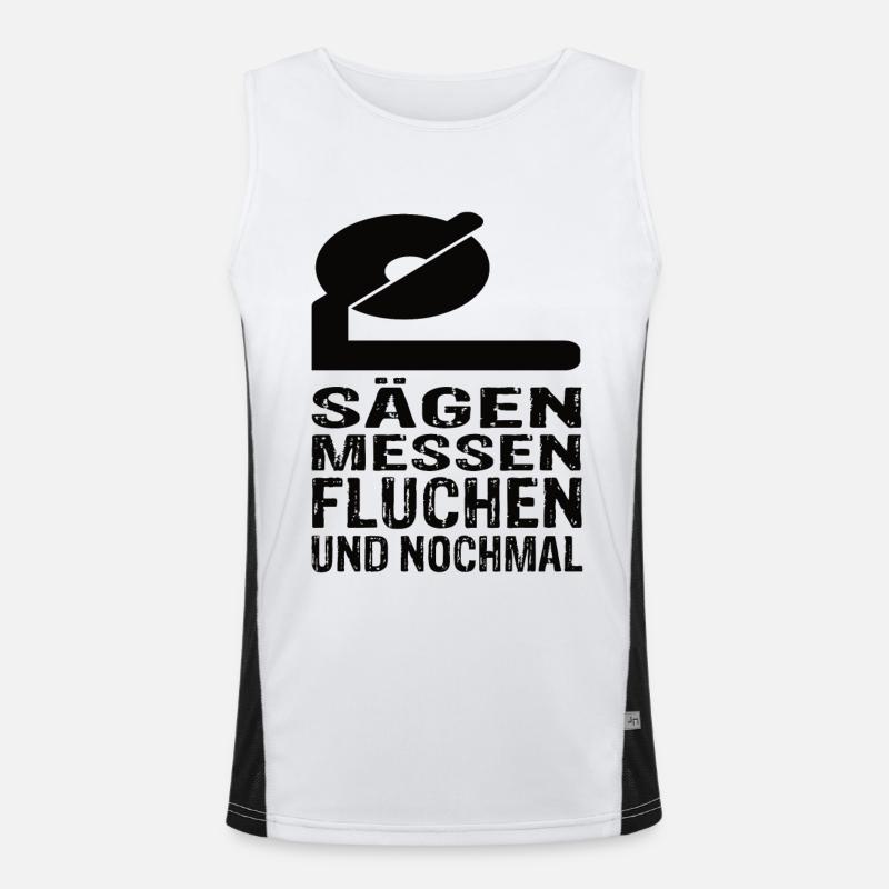 Handwerker Funktionelles Kontrast-Tank Top für Männer 