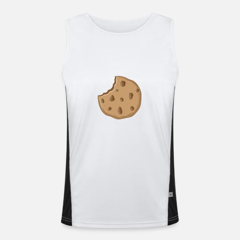 Biscuits fourrés au chocolat Débardeur respirant contrasté Homme 