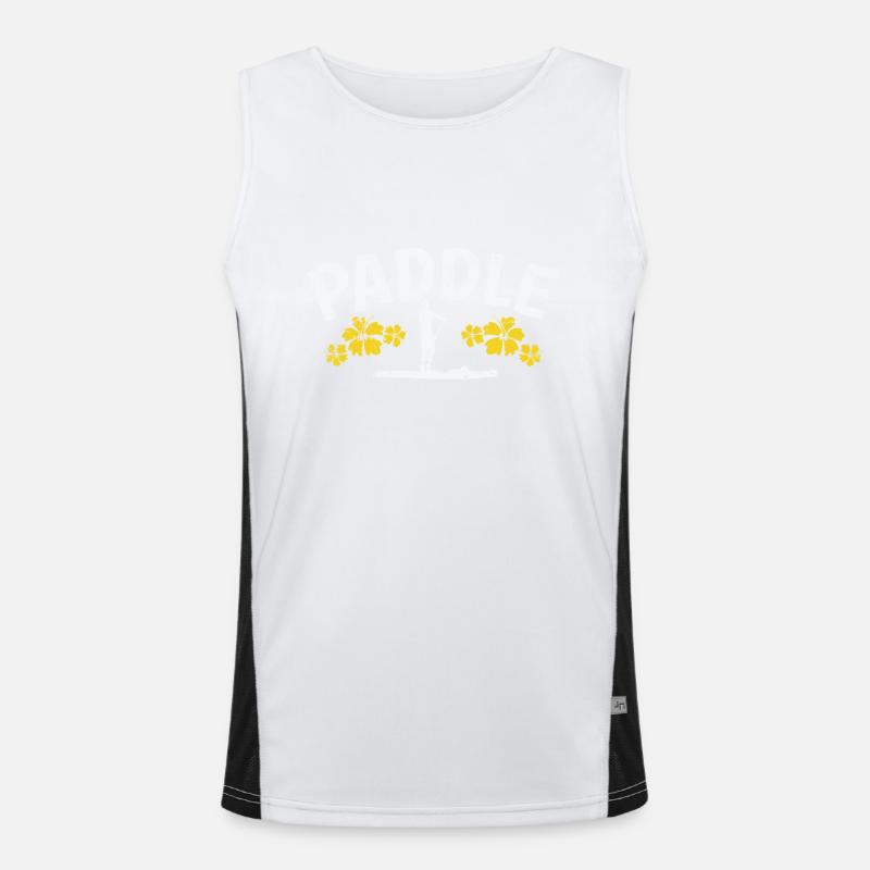 Paddle SUP Stand up Paddle Wassersport Funktionelles Kontrast-Tank Top für Männer 