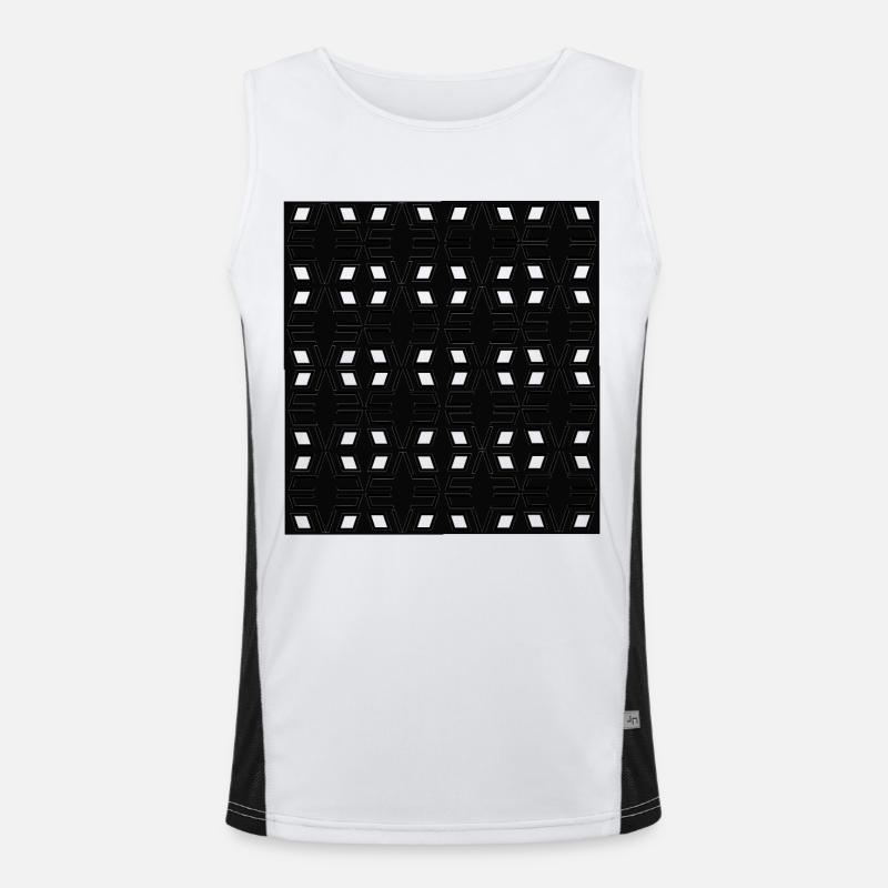 New-Hole-type Men's Functional Contrast Tank Top 
