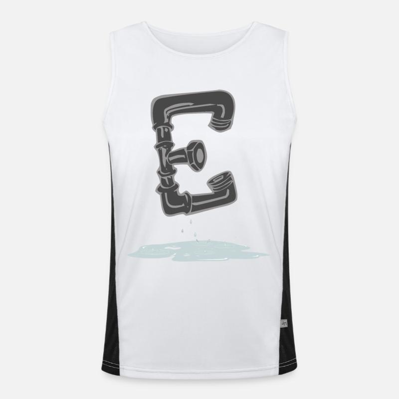 rohr e Funktionelles Kontrast-Tank Top für Männer 