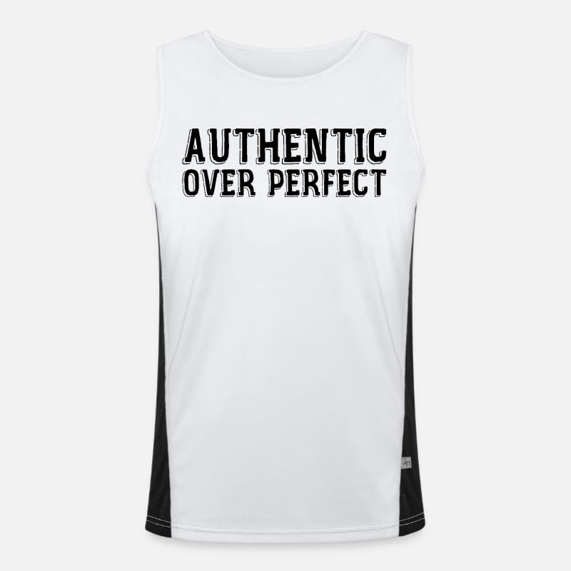 Authentique Plutôt Que Parfait Débardeur respirant contrasté Homme 