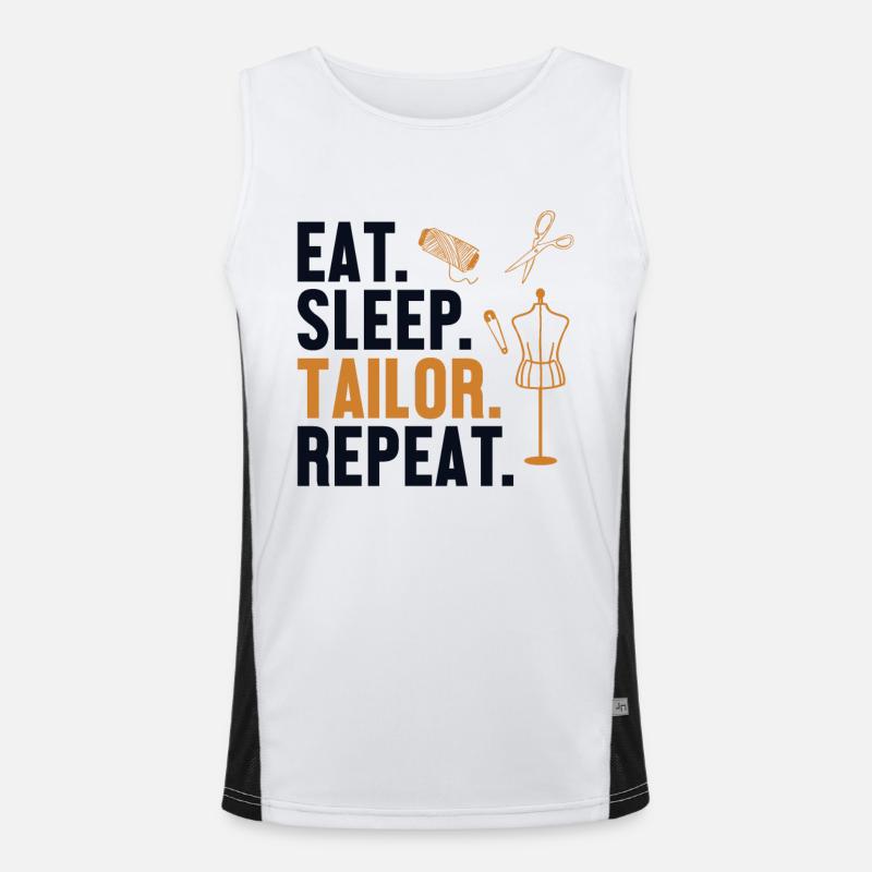 Manger Dormir Tailleur Répéter Tailleur Maître Débardeur respirant contrasté Homme 