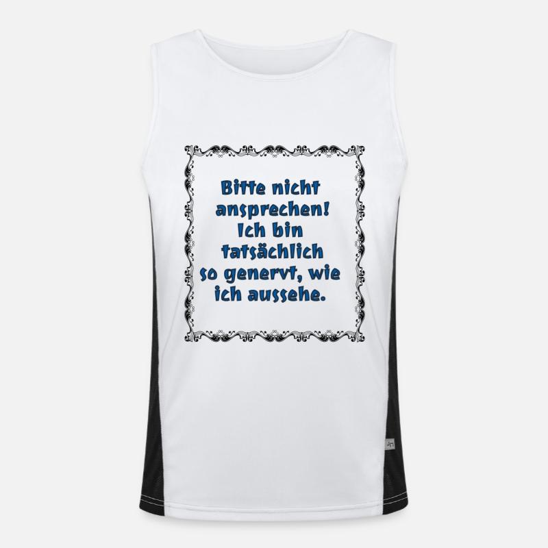Annoyed No. 3 Men's Functional Contrast Tank Top 