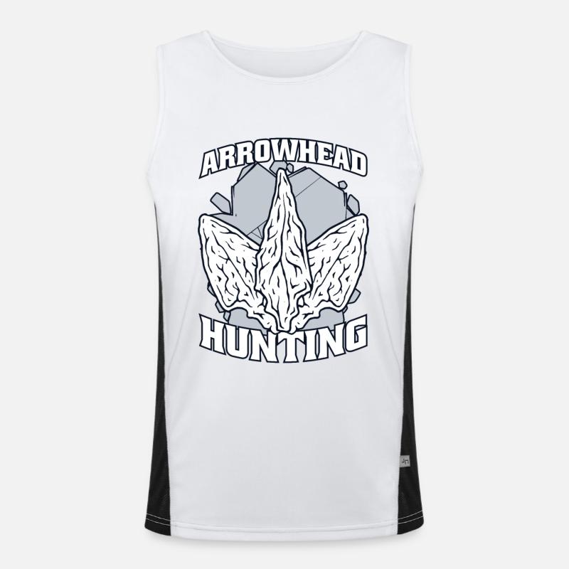 Conseils de chasse à la pointe de flèche Chasseur de pointes de flèches Débardeur respirant contrasté Homme 