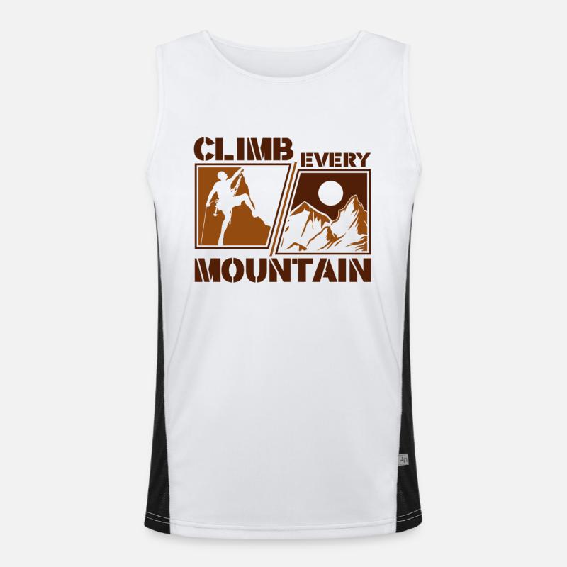 Climb Every Mountain Sport Climbing Speed Climbing Men's Functional Contrast Tank Top 