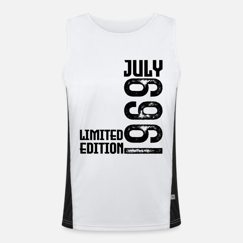 Geschenk Juli 1969. Geburtstag Juli 1969. Funktionelles Kontrast-Tank Top für Männer 