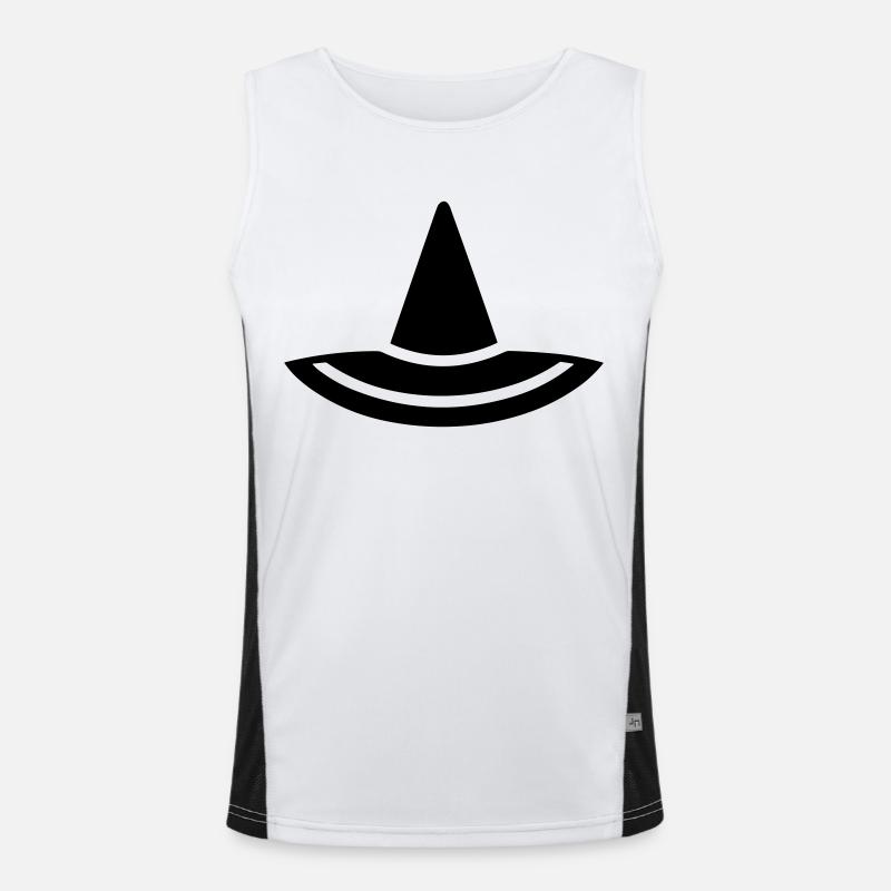 hat Men's Functional Contrast Tank Top 