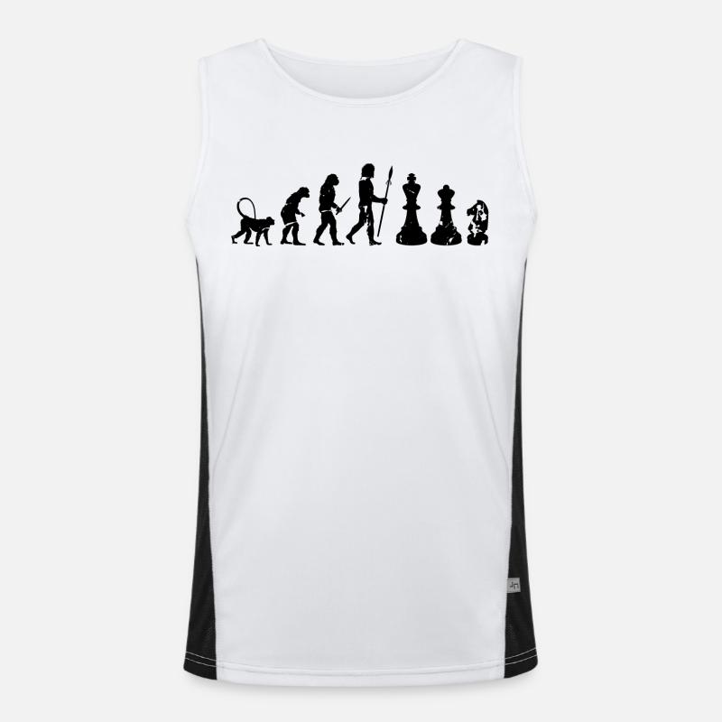 Development of chess Men's Functional Contrast Tank Top 