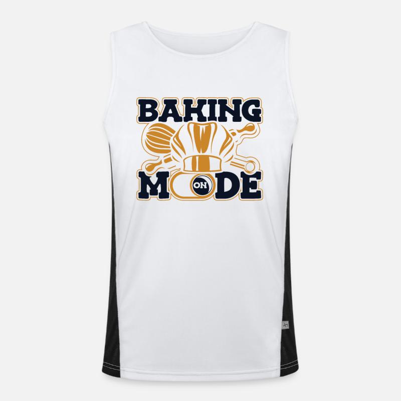 Mode cuisson sur Bakery Confectioner Hobby Baker Débardeur respirant contrasté Homme 