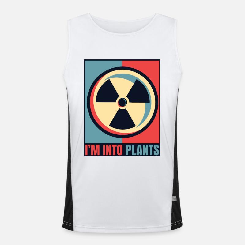 I'm Into Plants Energy Uranium Operator Nuclear Men's Functional Contrast Tank Top 