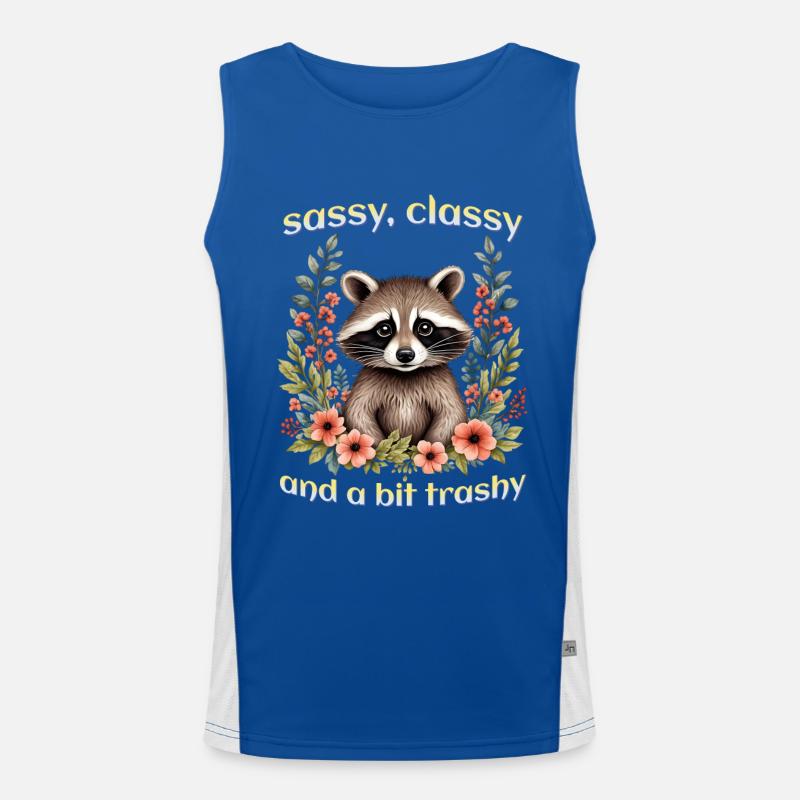 Sassy classy and a bit trashy Men's Functional Contrast Tank Top 