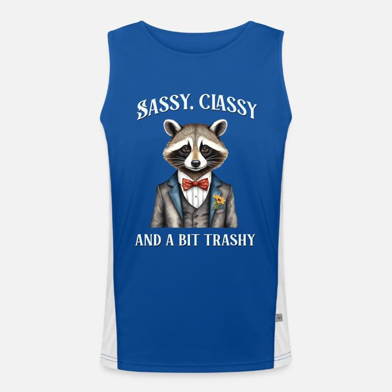 Sassy classy and a bit trashy Men's Functional Contrast Tank Top 
