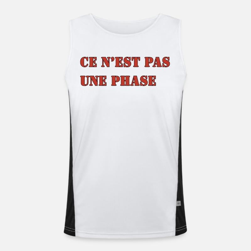 IT'S NOT A PHASE Men's Functional Contrast Tank Top 