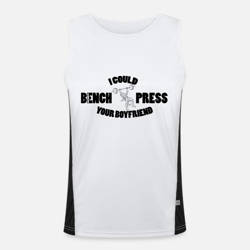 Bench Press Débardeur respirant contrasté Homme 