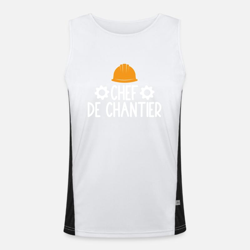 Chef De Chantier Débardeur respirant contrasté Homme 