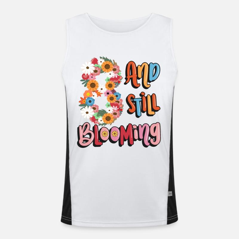 8 Et encore des filles fleuries 8. Débardeur respirant contrasté Homme 