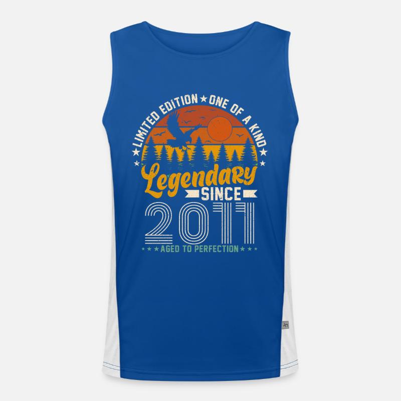 Vintage 2011 – Timeless elegance Men's Functional Contrast Tank Top 