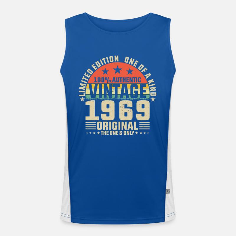 1969 - Ein legendäres Jahr Funktionelles Kontrast-Tank Top für Männer 