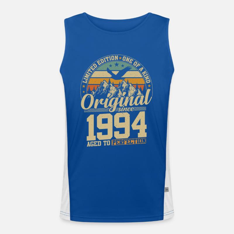 1994 Geburtstagszauber Funktionelles Kontrast-Tank Top für Männer 