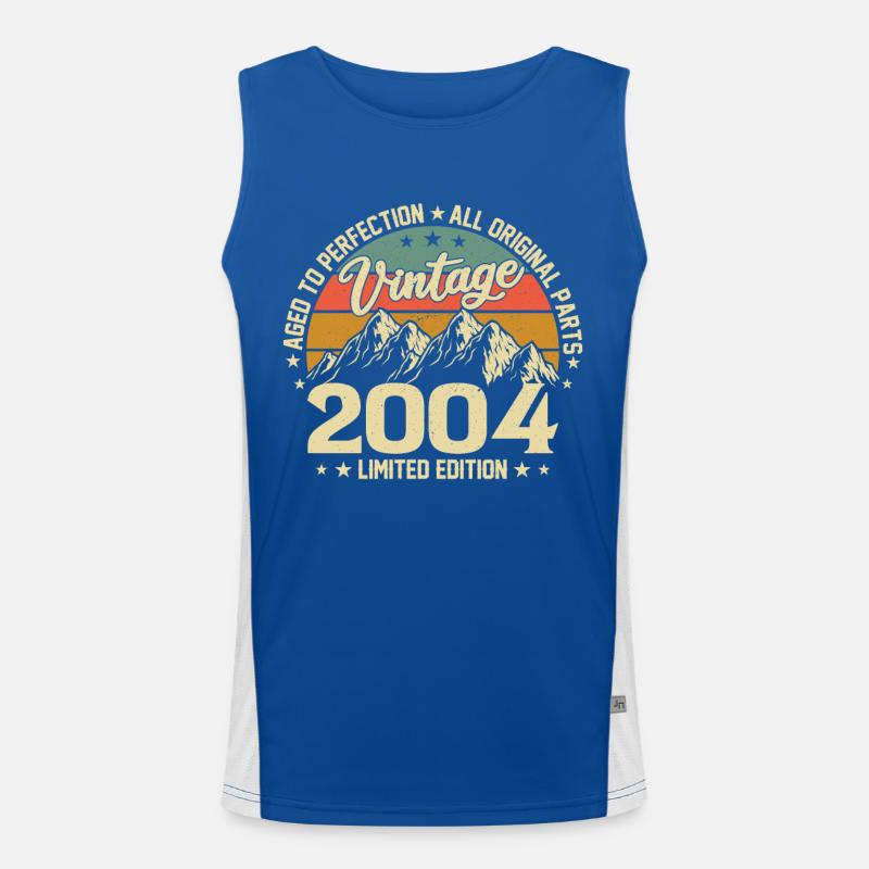 Vintage 2004 - Timeless elegance Men's Functional Contrast Tank Top 