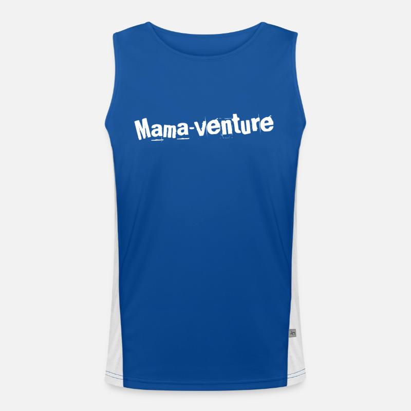 Éclat de la Mama-venture Débardeur respirant contrasté Homme 
