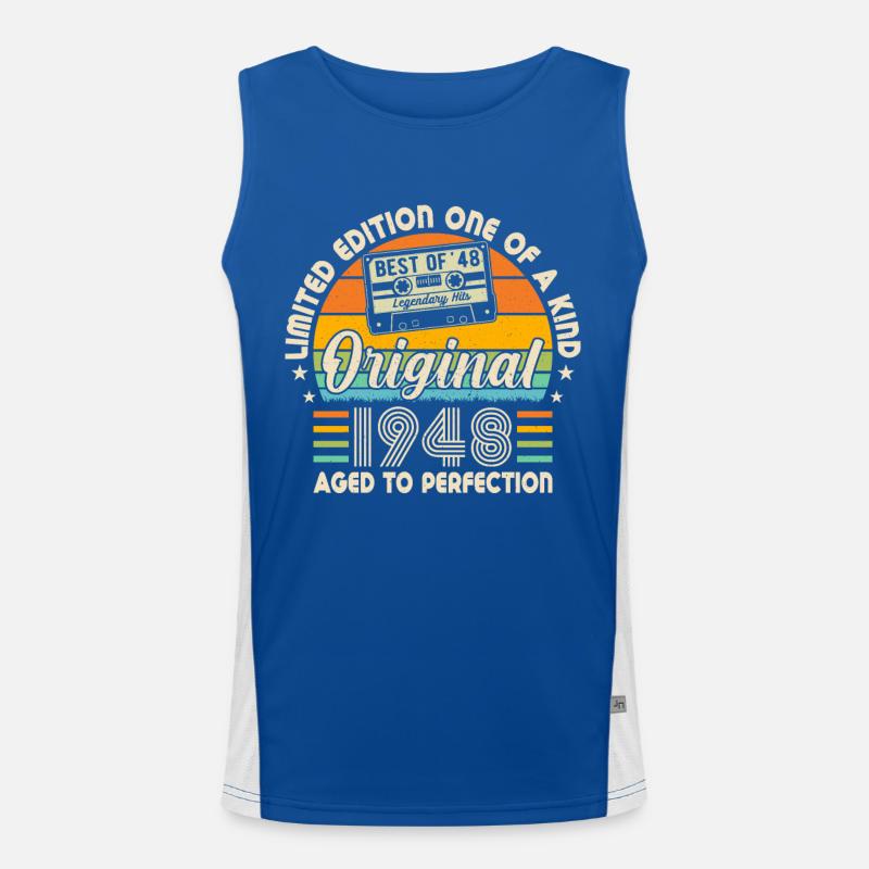 Honorable vintage 1948 Men's Functional Contrast Tank Top 