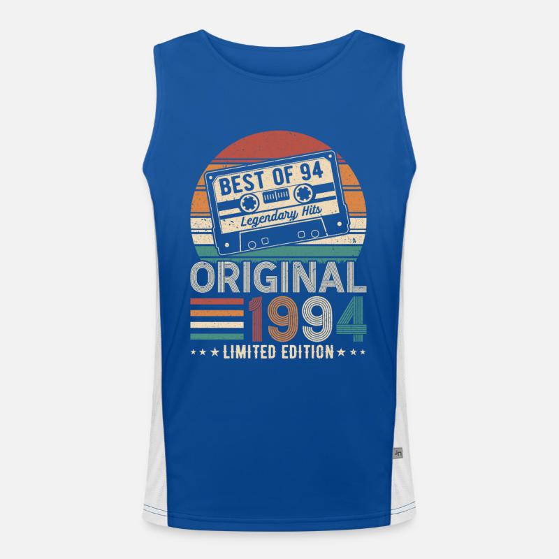 Jung, Wild & 30 - 1994 Edition Funktionelles Kontrast-Tank Top für Männer 