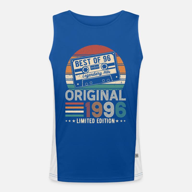 Jubiläums-Jahr 1996 Funktionelles Kontrast-Tank Top für Männer 