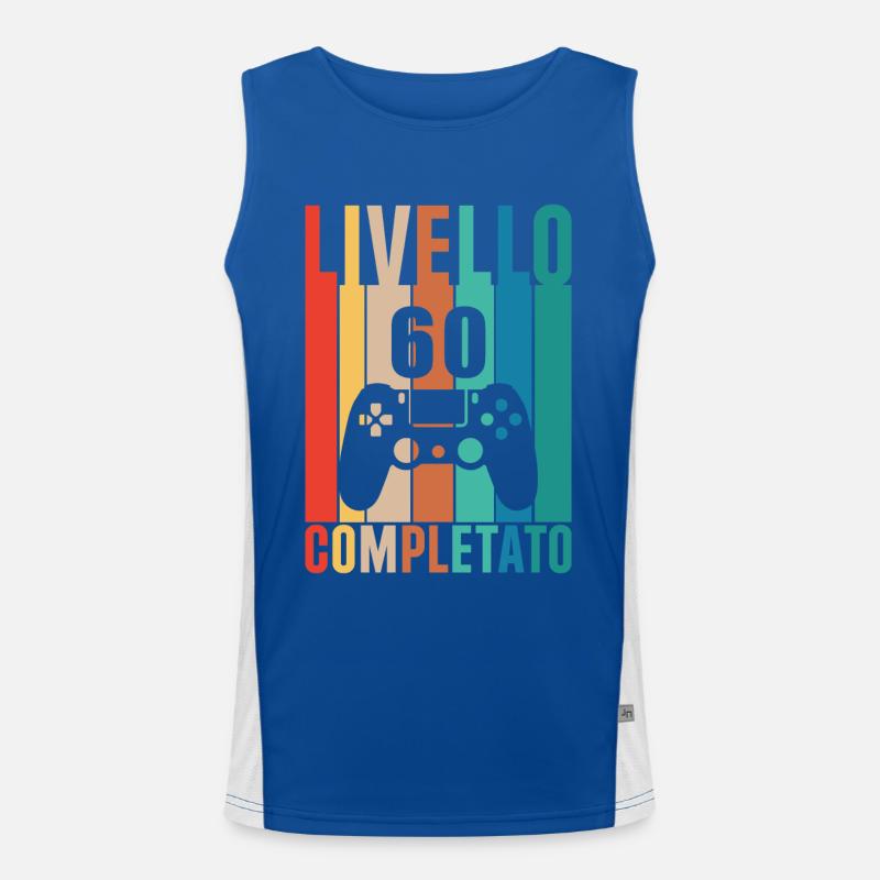 Stufe 60 Funktionelles Kontrast-Tank Top für Männer 