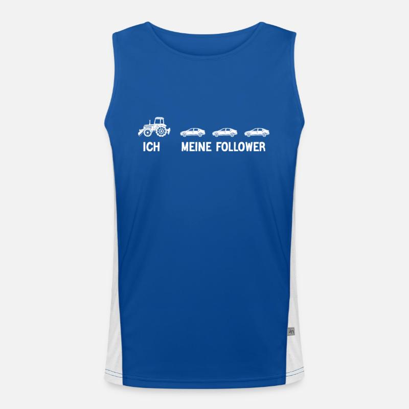 Bauernfreude Funktionelles Kontrast-Tank Top für Männer 