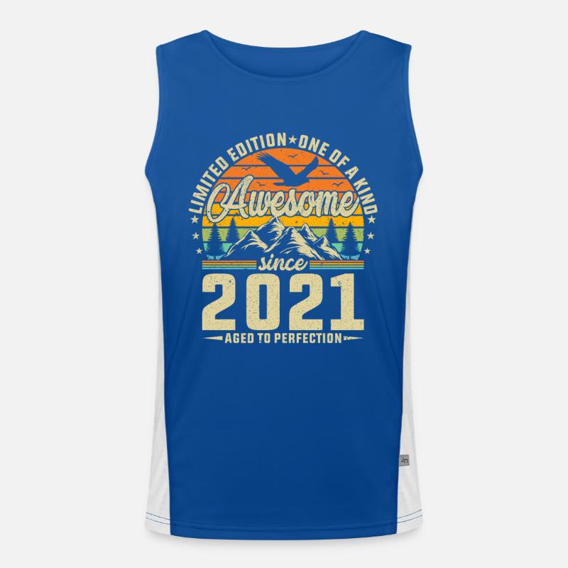 Creative artworks for 2021 Men's Functional Contrast Tank Top 